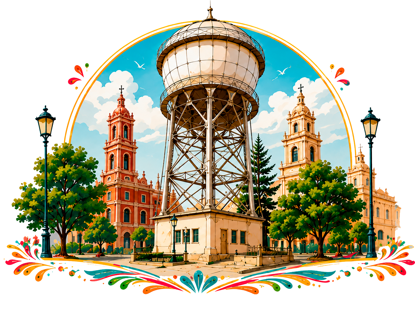 Torre de agua de Celaya, símbolo de la ciudad